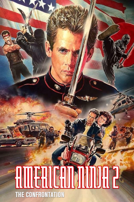American Ninja 2, 13"x 19" movie poster.