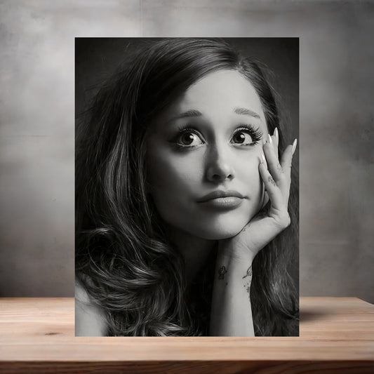 Ariana Grande custom poster, metal print or keychain. C1