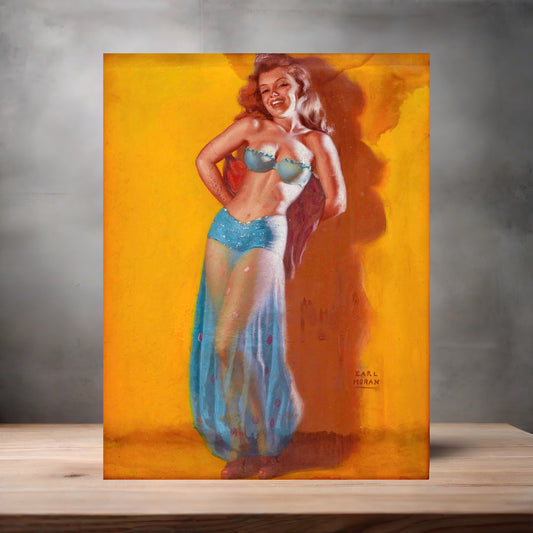 Earl Moran Pin-up girl poster with multiple size and finish options. Harum Scarum