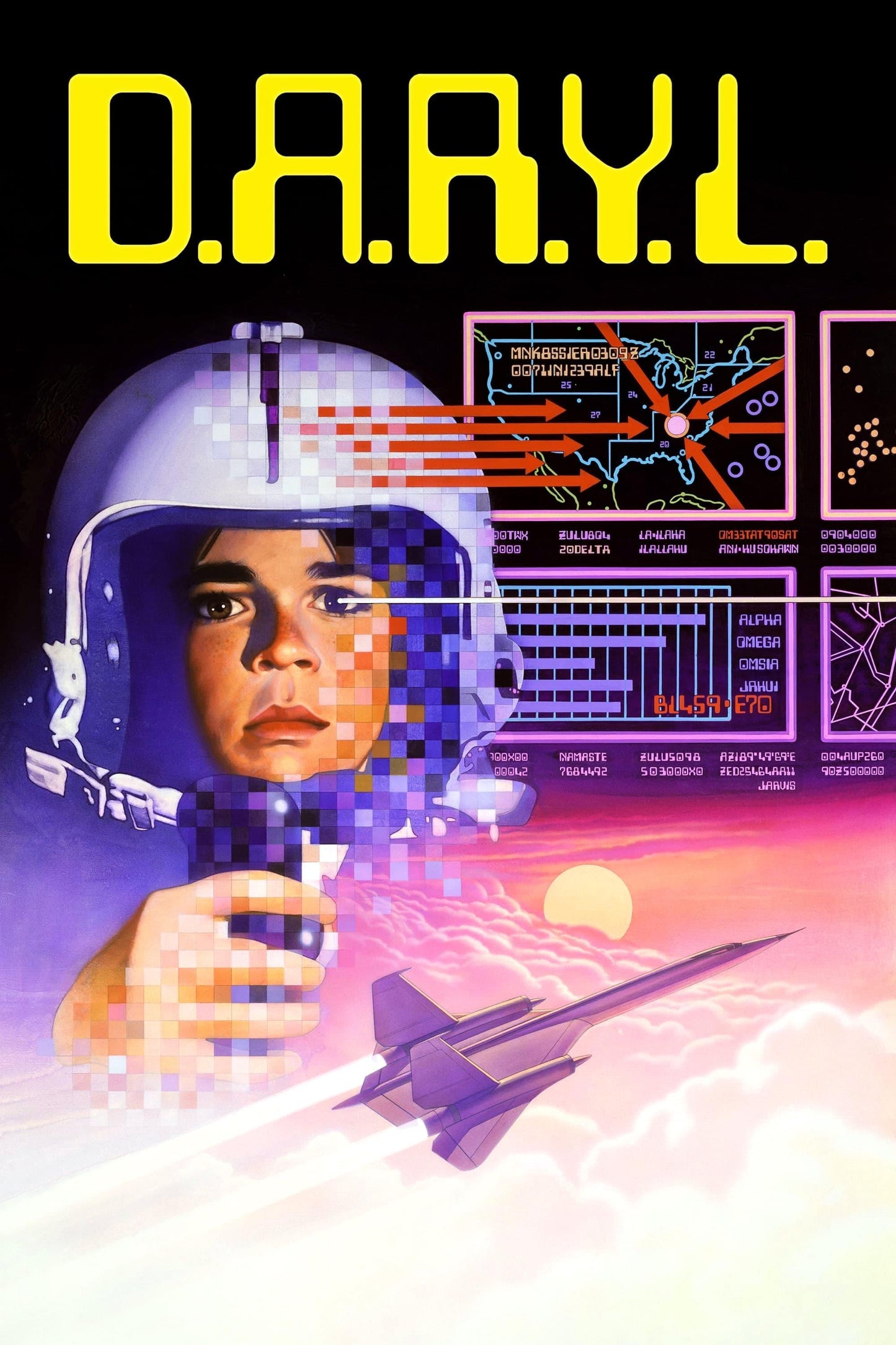 D.A.R.Y.L. 13"x 19" movie poster.