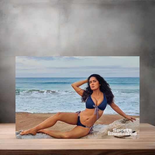 Salma Hayek Sports Illustrated swimsuit 13" x 19" poster. Matte or Glossy. D1