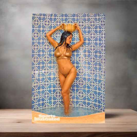 Salma Hayek Sports Illustrated swimsuit 13" x 19" poster. Matte or Glossy. B8