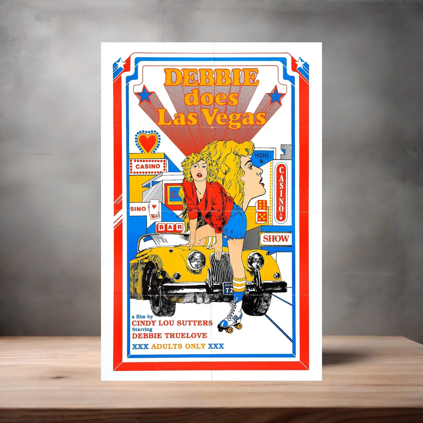 Adult Film movie poster with multiple size and finish options. Debbie Does Las Vegas