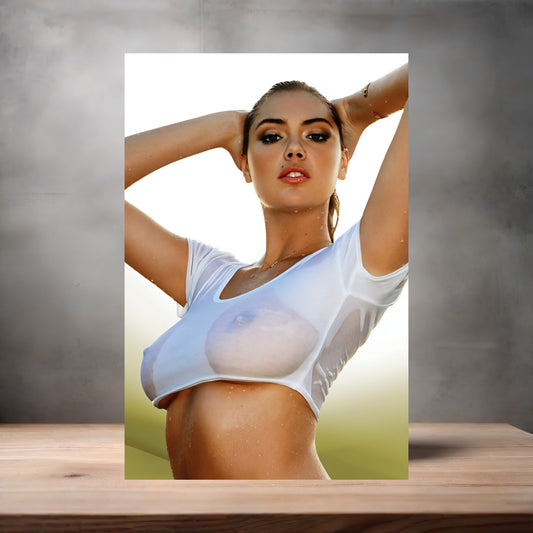 Kate Upton Sexy NSFW 13" x 19" poster. Matte or Glossy. A2