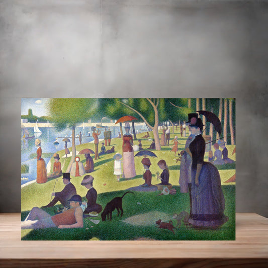 Museum painting poster with multiple size and finish options. Georges Seurat, Sunday Afternoon on the Island