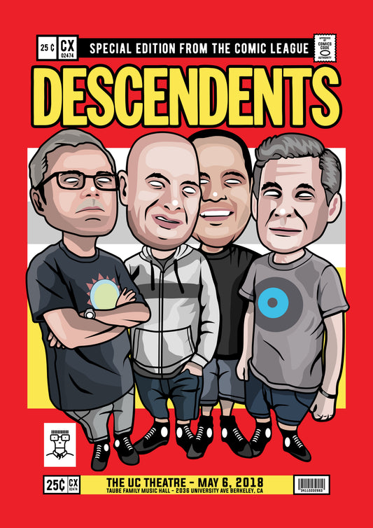 Funko Pop poster with multiple size and finish options. Descendents