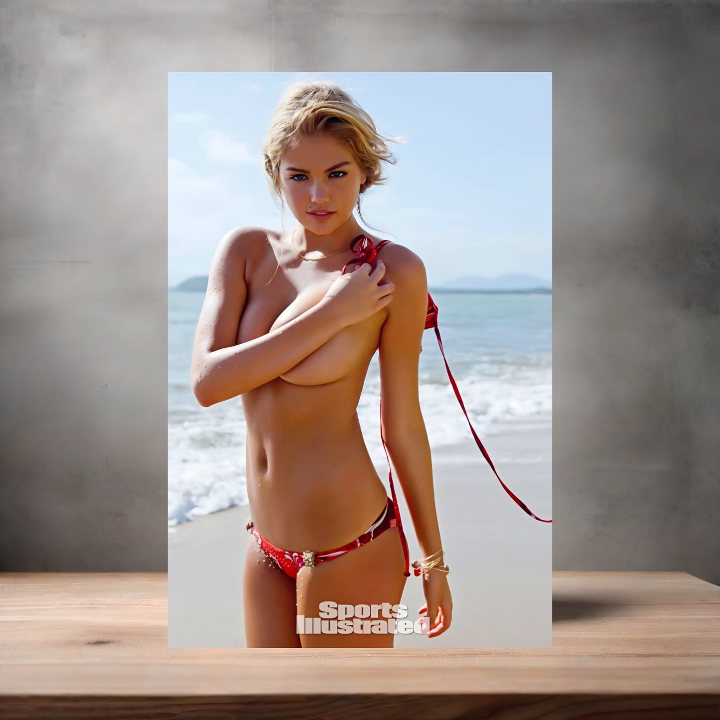 Kate Upton Sports Illustrated swimsuit 13" x 19" poster. Matte or Glossy. A4