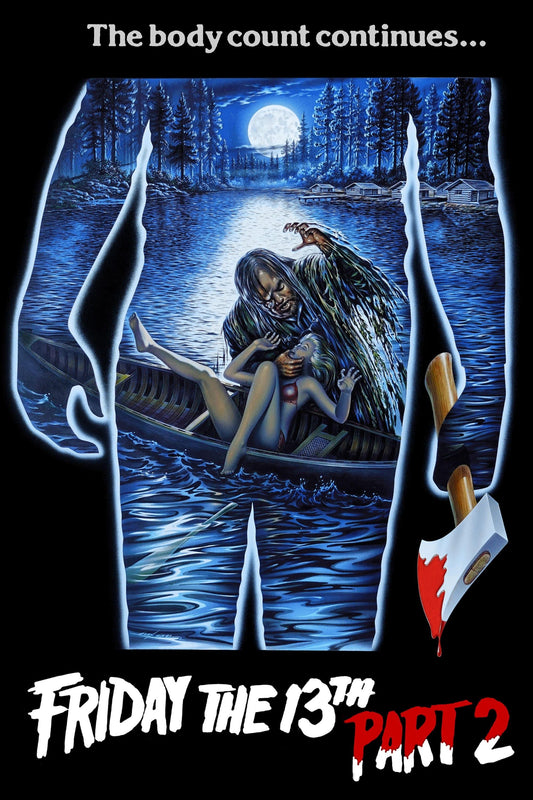 Friday the 13th part 2, 13"x 19" movie poster.