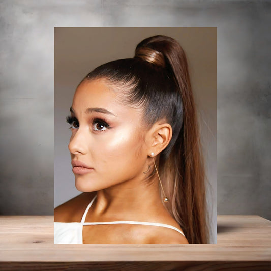 Ariana Grande custom poster, metal print or keychain. B3