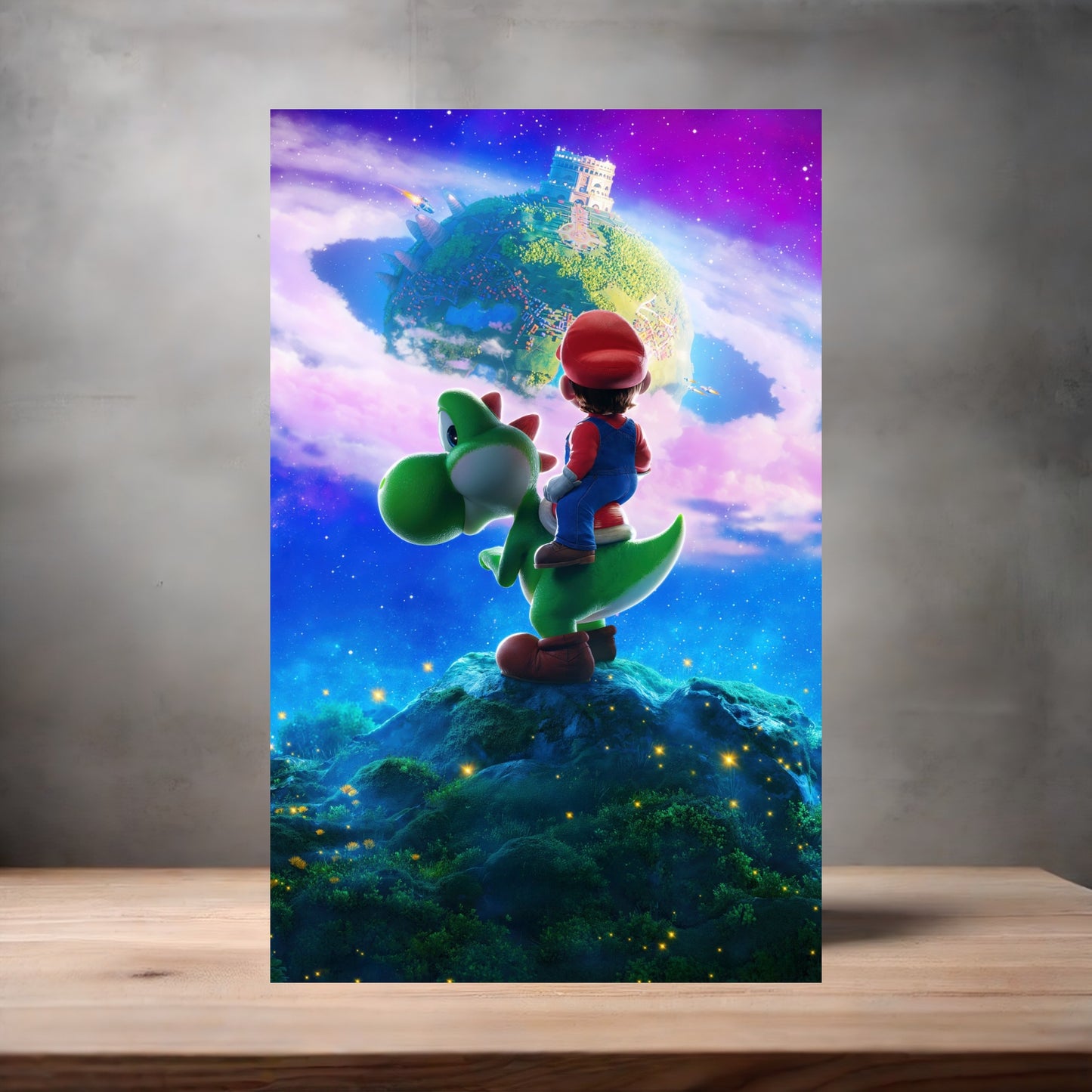 The Super Mario Galaxy 13" x 19" movie poster. Matte or Glossy. B5