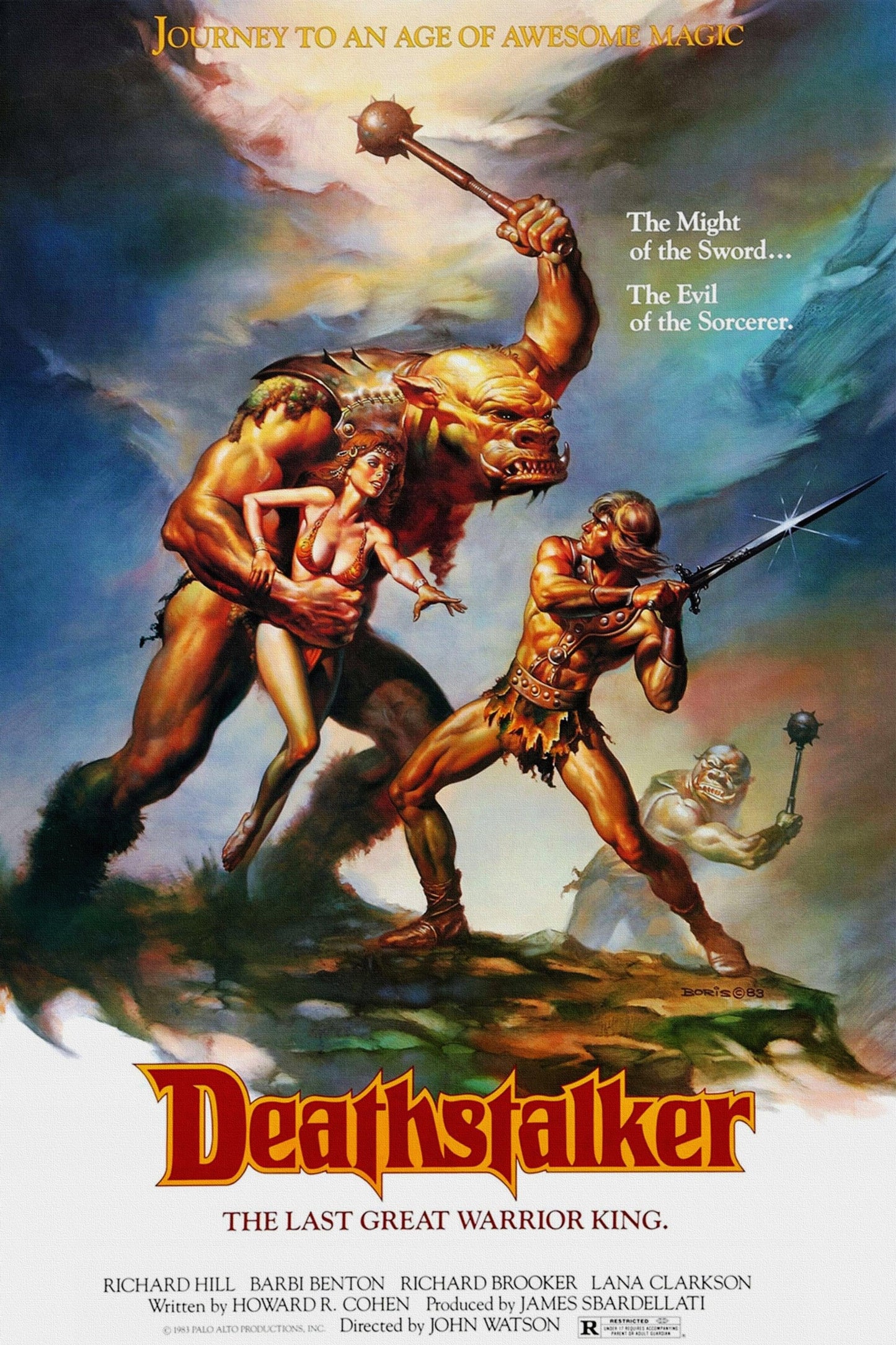 Deathstalker 13"x 19" movie poster.