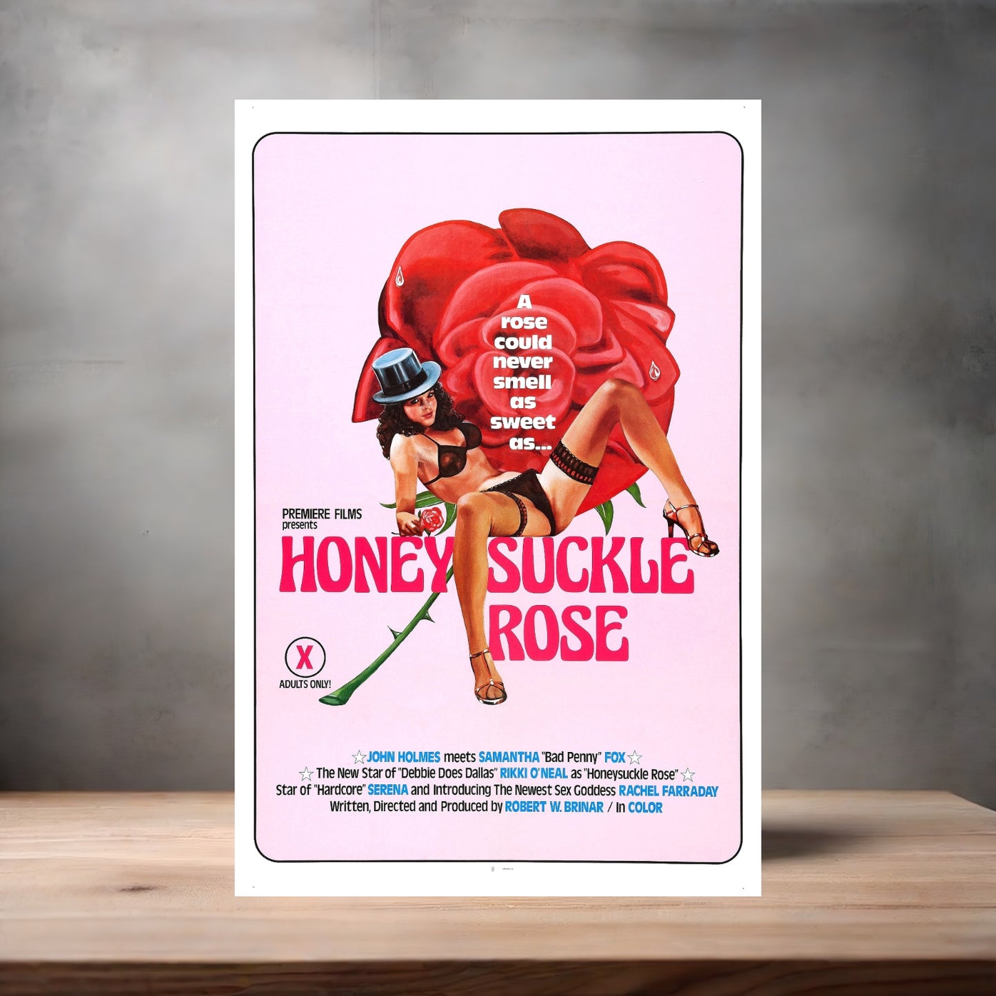 Adult Film movie poster with multiple size and finish options. Honeysuckle Rose