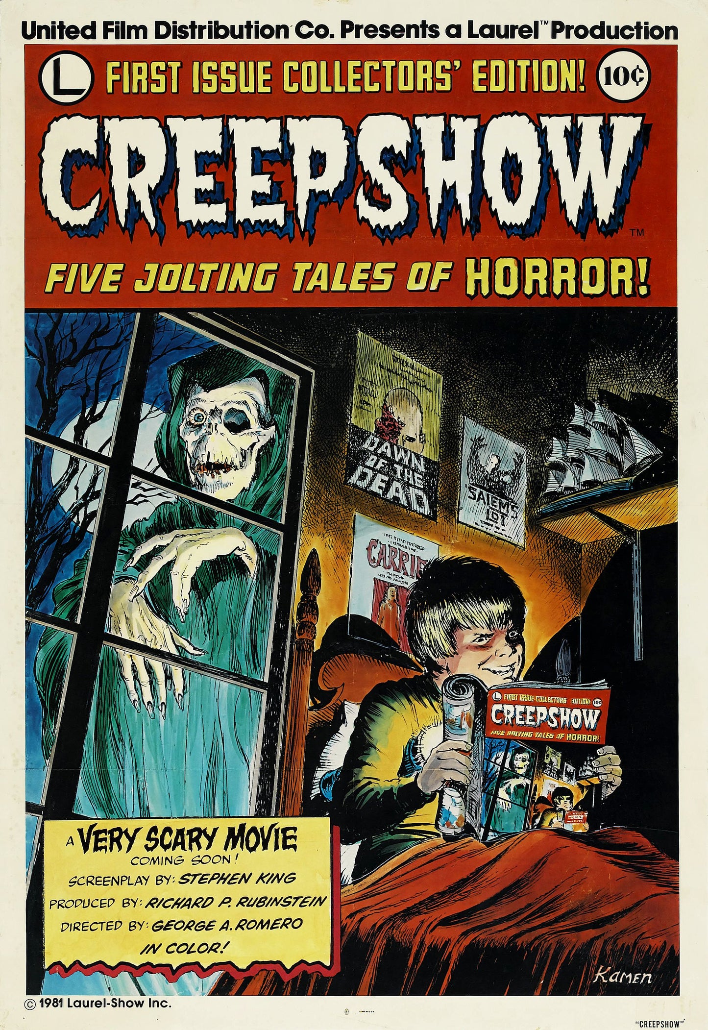 Creepshow 13"x 19" movie poster.