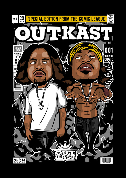 Funko Pop poster with multiple size and finish options. Outkast
