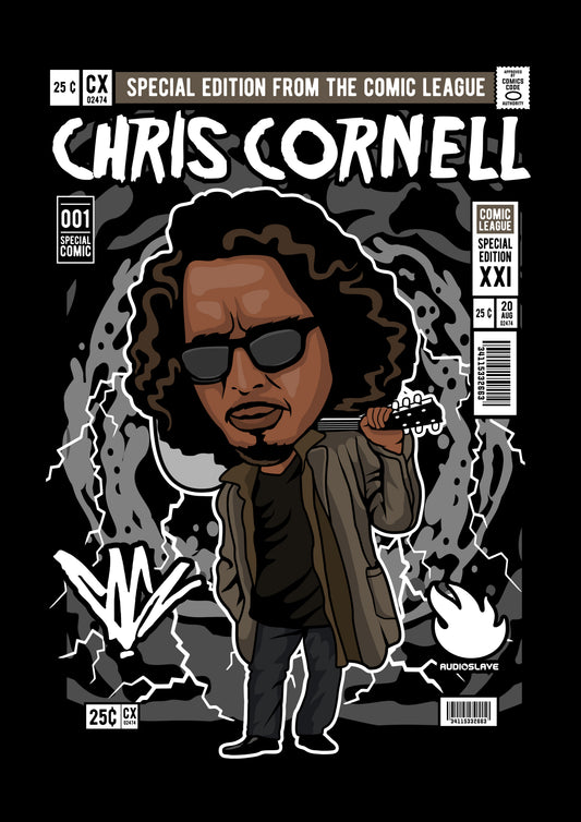Funko Pop poster with multiple size and finish options. Chris Cornell