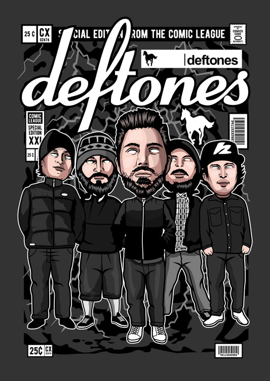 Funko Pop poster with multiple size and finish options. Deftones
