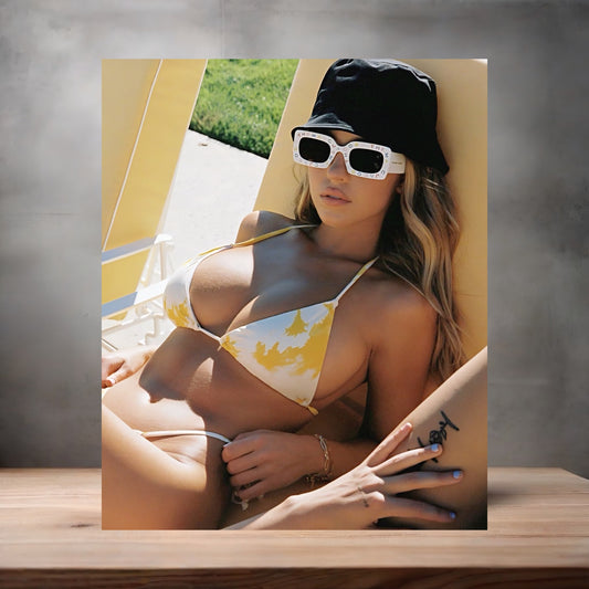 Sexy Sydney Sweeney metal poster. Multiple sizes available. Hot I3