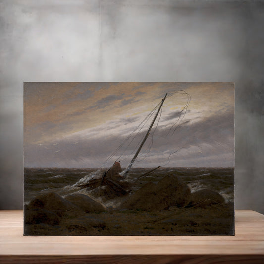 Museum painting poster with multiple size and finish options. Caspar David Friedrich, After the Storm