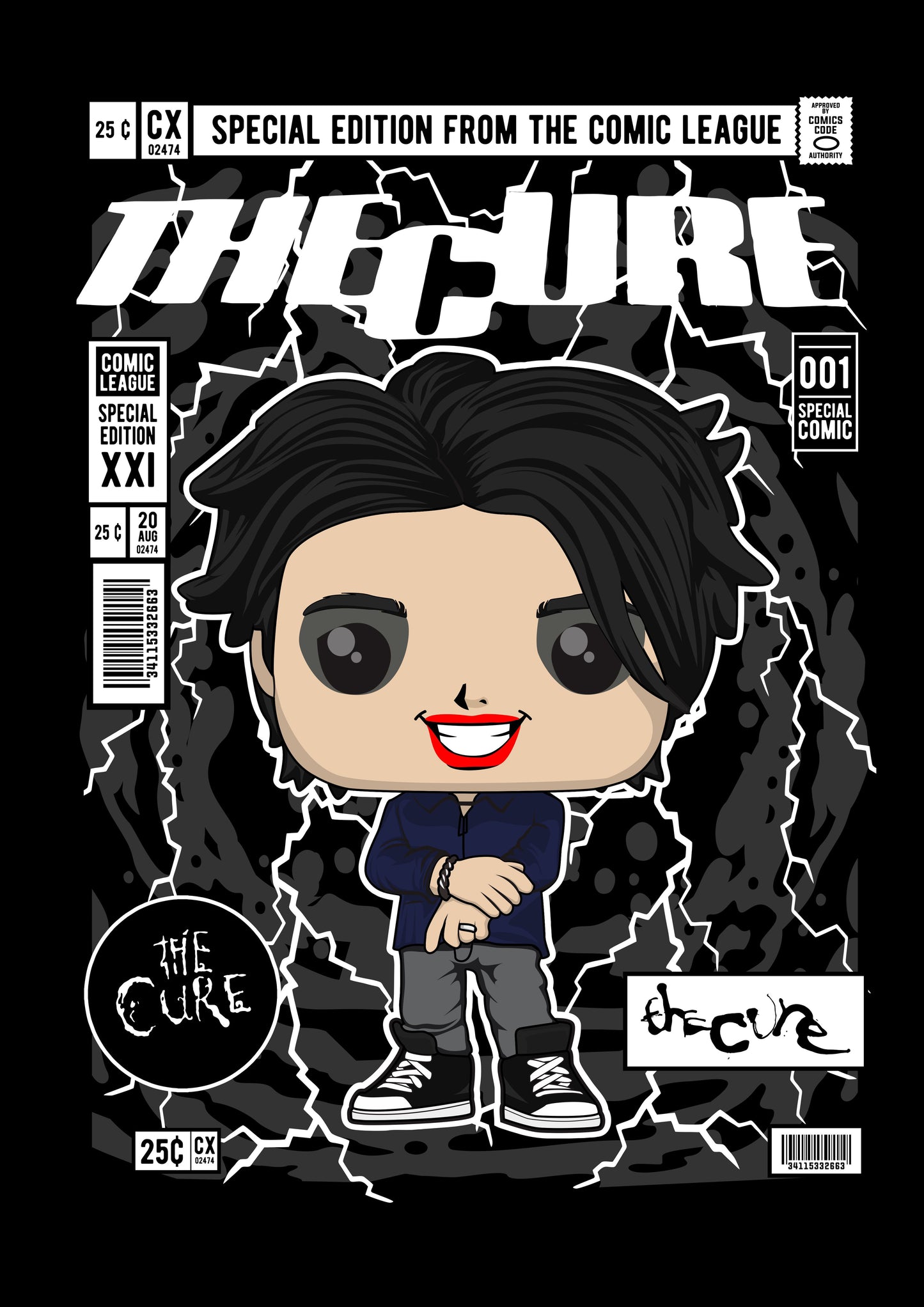 Funko Pop poster with multiple size and finish options. The Cure
