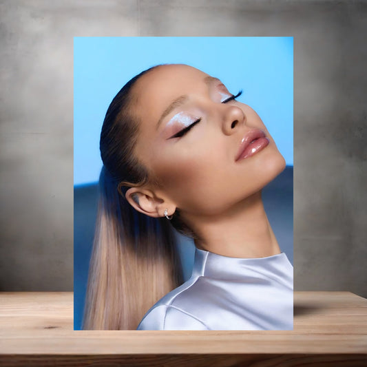 Ariana Grande custom poster, metal print or keychain. C6