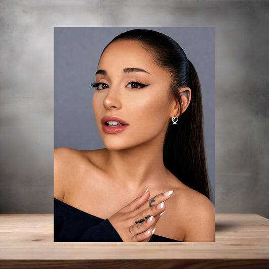 Ariana Grande custom poster, metal print or keychain. B9