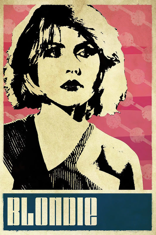 Concert poster with multiple size and finish options. Blondie