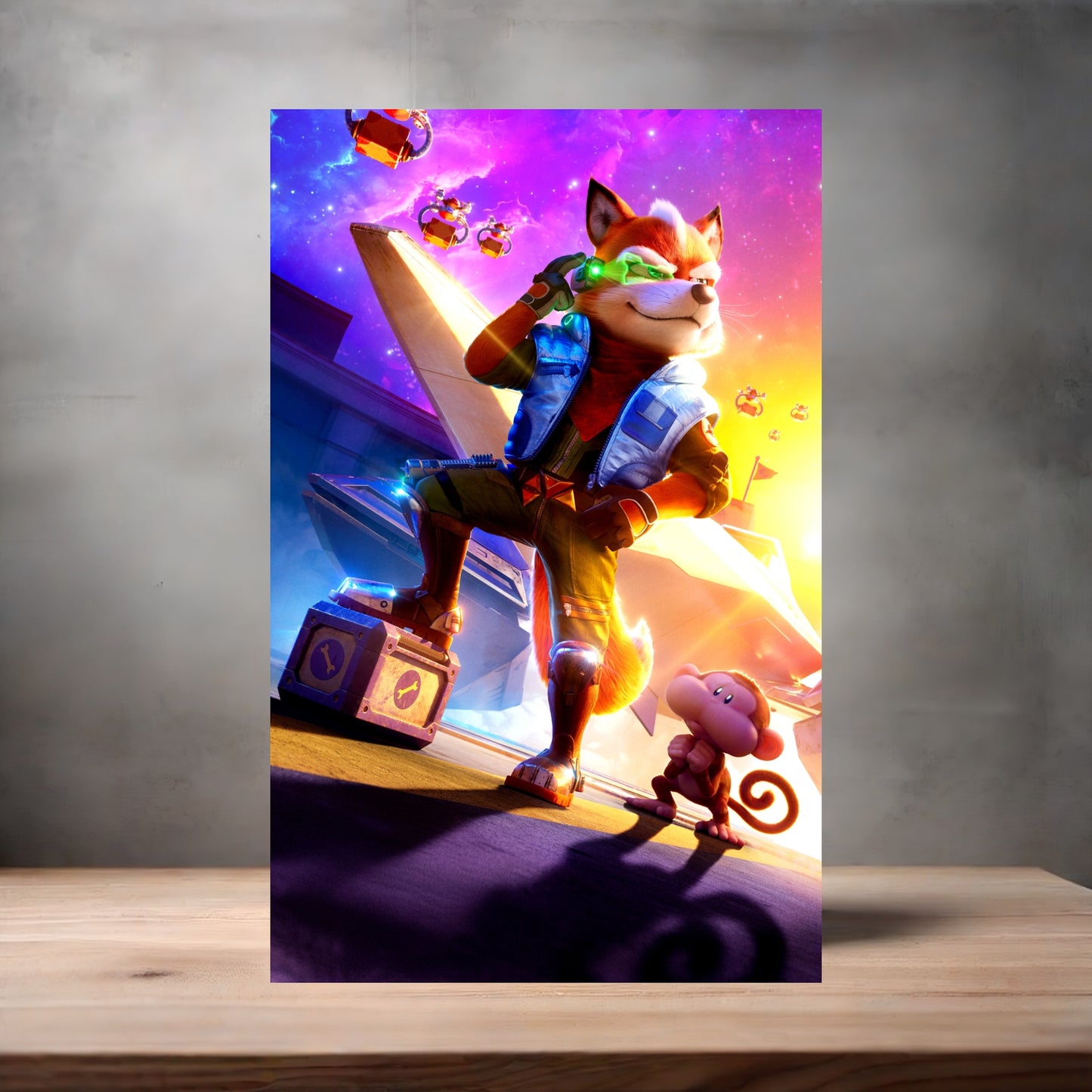 The Super Mario Galaxy 13" x 19" movie poster. Matte or Glossy. A2