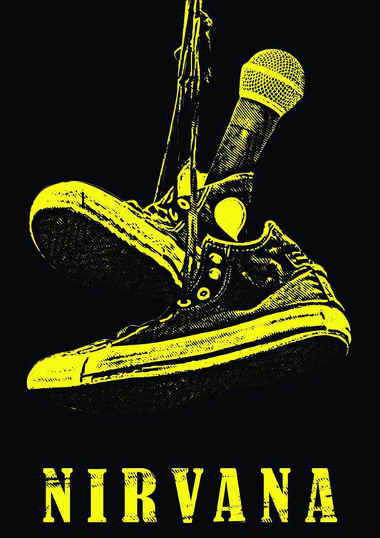 Concert poster with multiple size and finish options. Nirvana