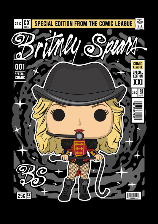 Funko Pop poster with multiple size and finish options. Britney Spears