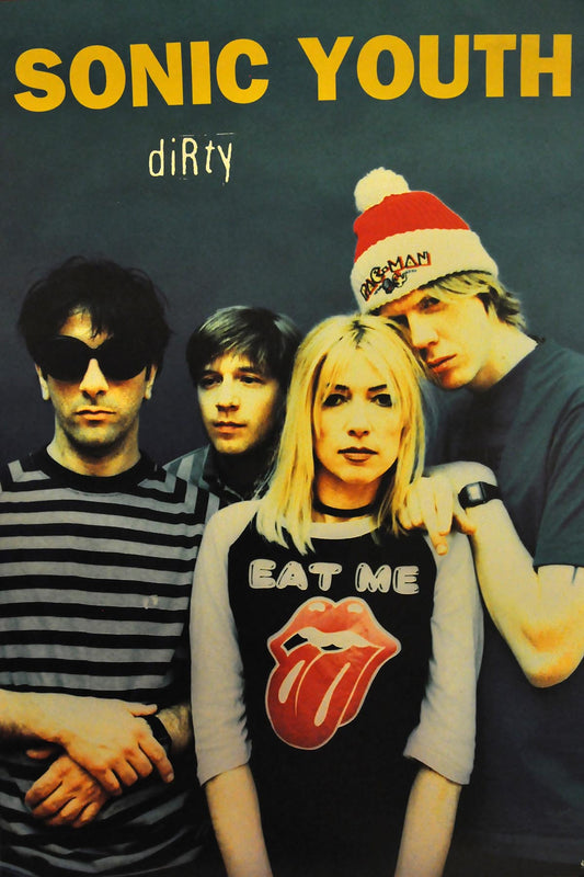 Concert poster with multiple size and finish options. Sonic Youth, Dirty