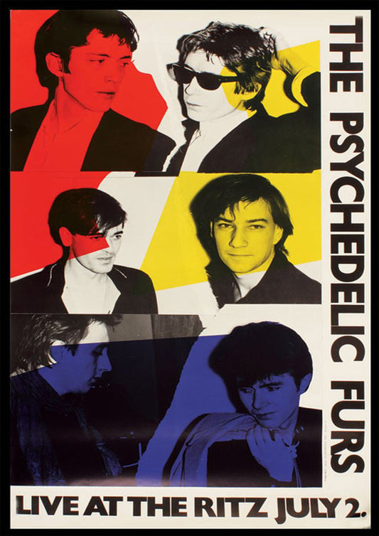 Concert poster with multiple size and finish options. The Psychedelic Furs