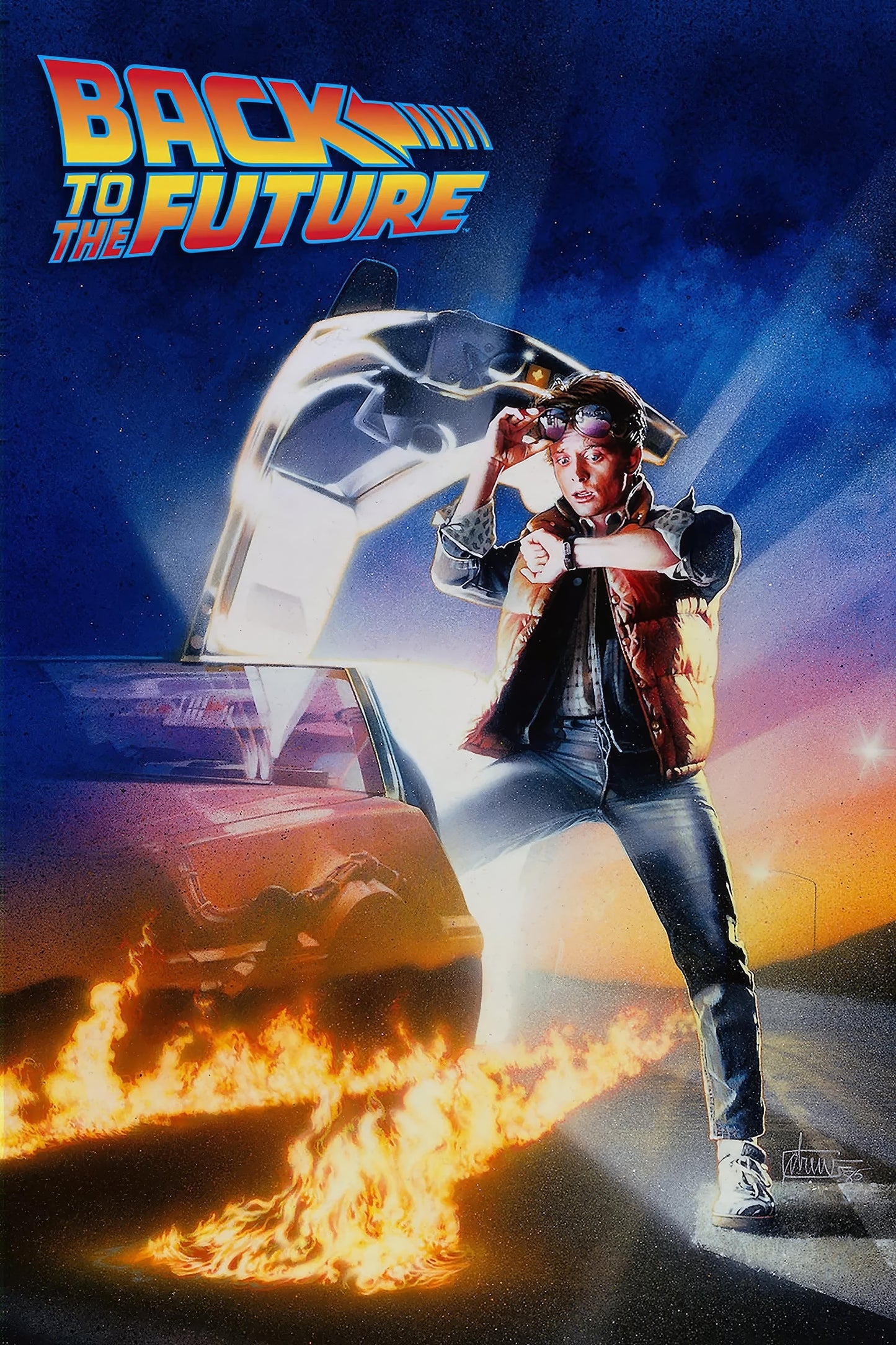 Back to the Future 13"x 19" movie poster.