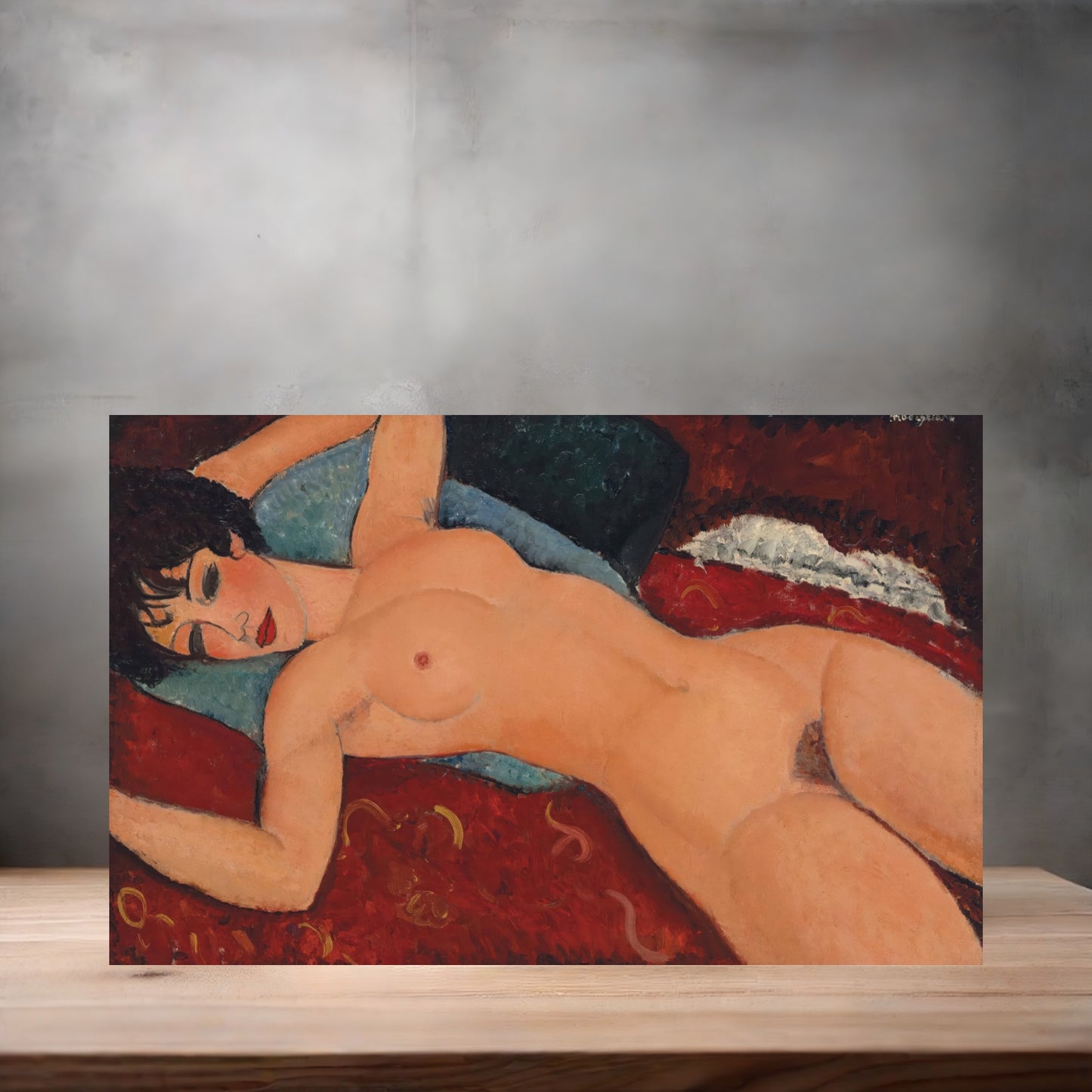 Museum painting poster with multiple size and finish options. Amedeo Modigliani, Reclining Nude