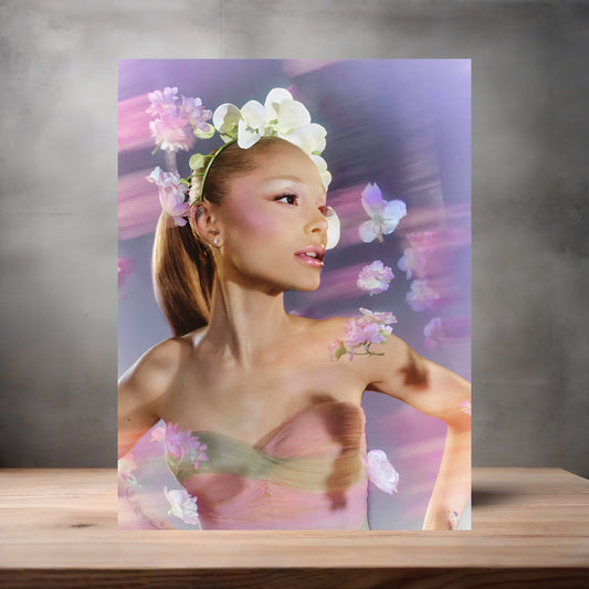 Ariana Grande custom poster, metal print or keychain. C7