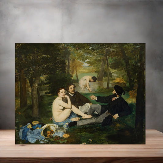 Museum painting poster with multiple size and finish options. Edouard Manet, Luncheon on the Grass