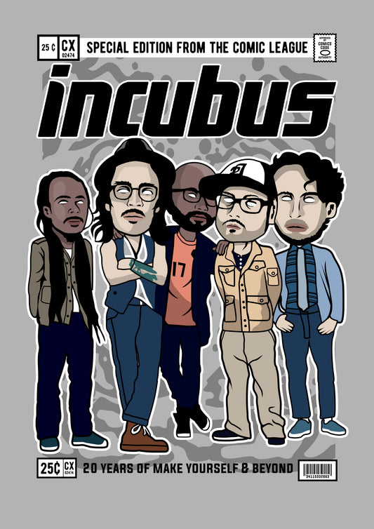 Funko Pop poster with multiple size and finish options. Incubus