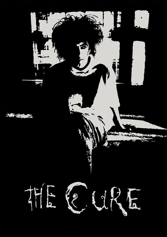 Concert poster with multiple size and finish options. The Cure