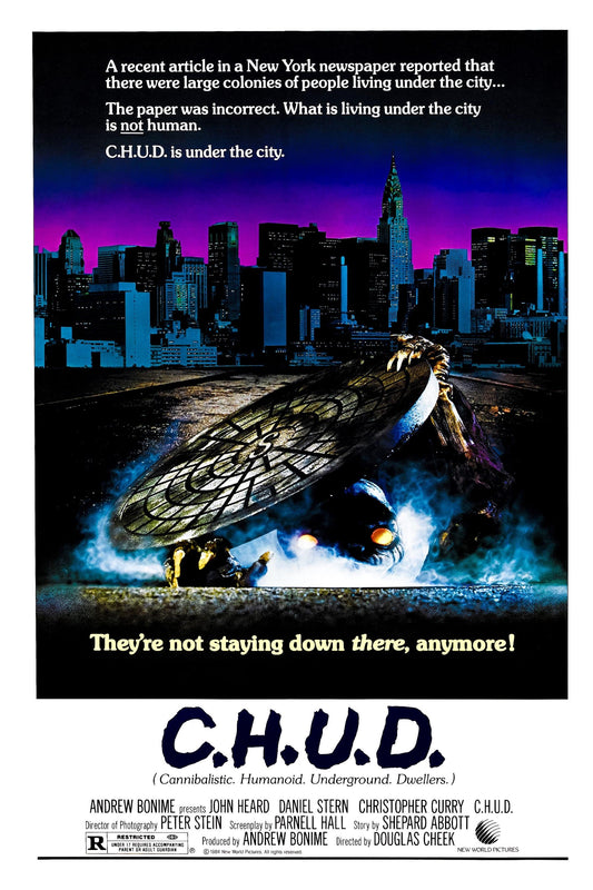 C.H.U.D. 13"x 19" movie poster.