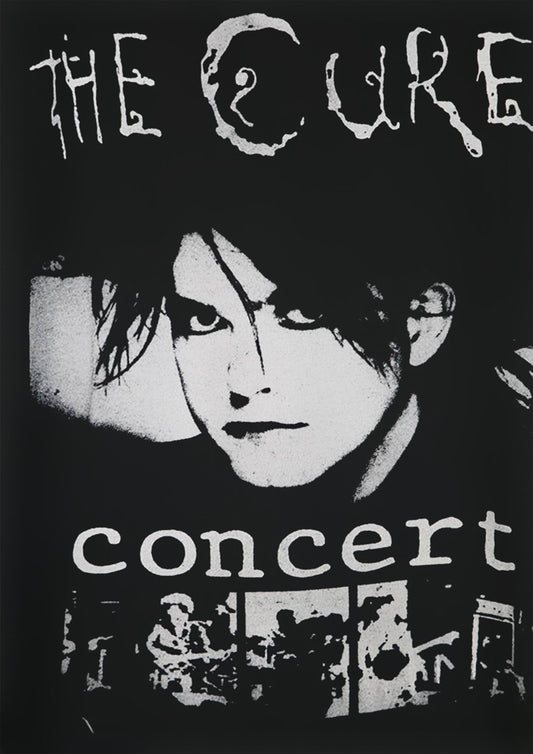 Concert poster with multiple size and finish options. The Cure in Concert