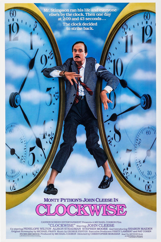 Clockwise 13"x 19" movie poster.