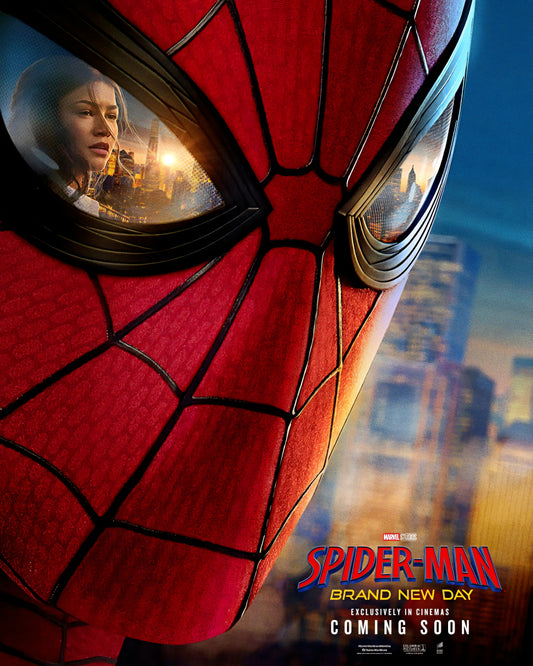 Marvel movie poster with multiple size and finish options. Spider-Man, Brand new Day